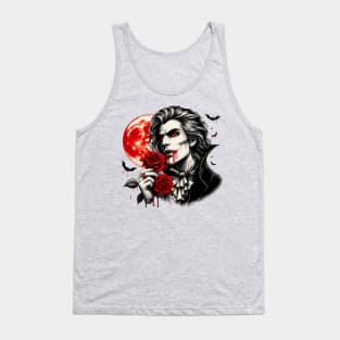 Romantic Vampire  Vintage Tank Top